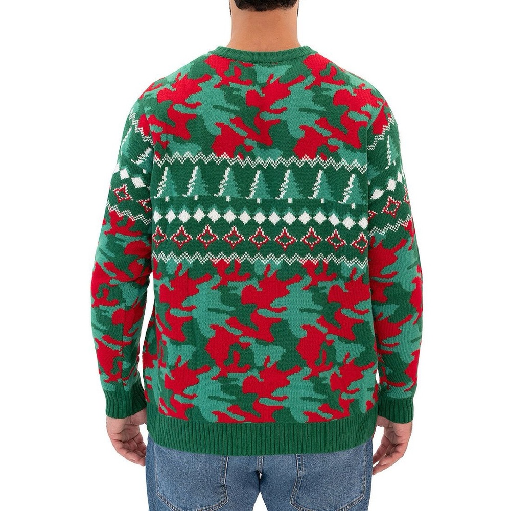 Men’s Big+Tall Jollidays Kohl’s Ugly Christmas Deer Pattern Sweater Size 4XB - Picture 5 of 6